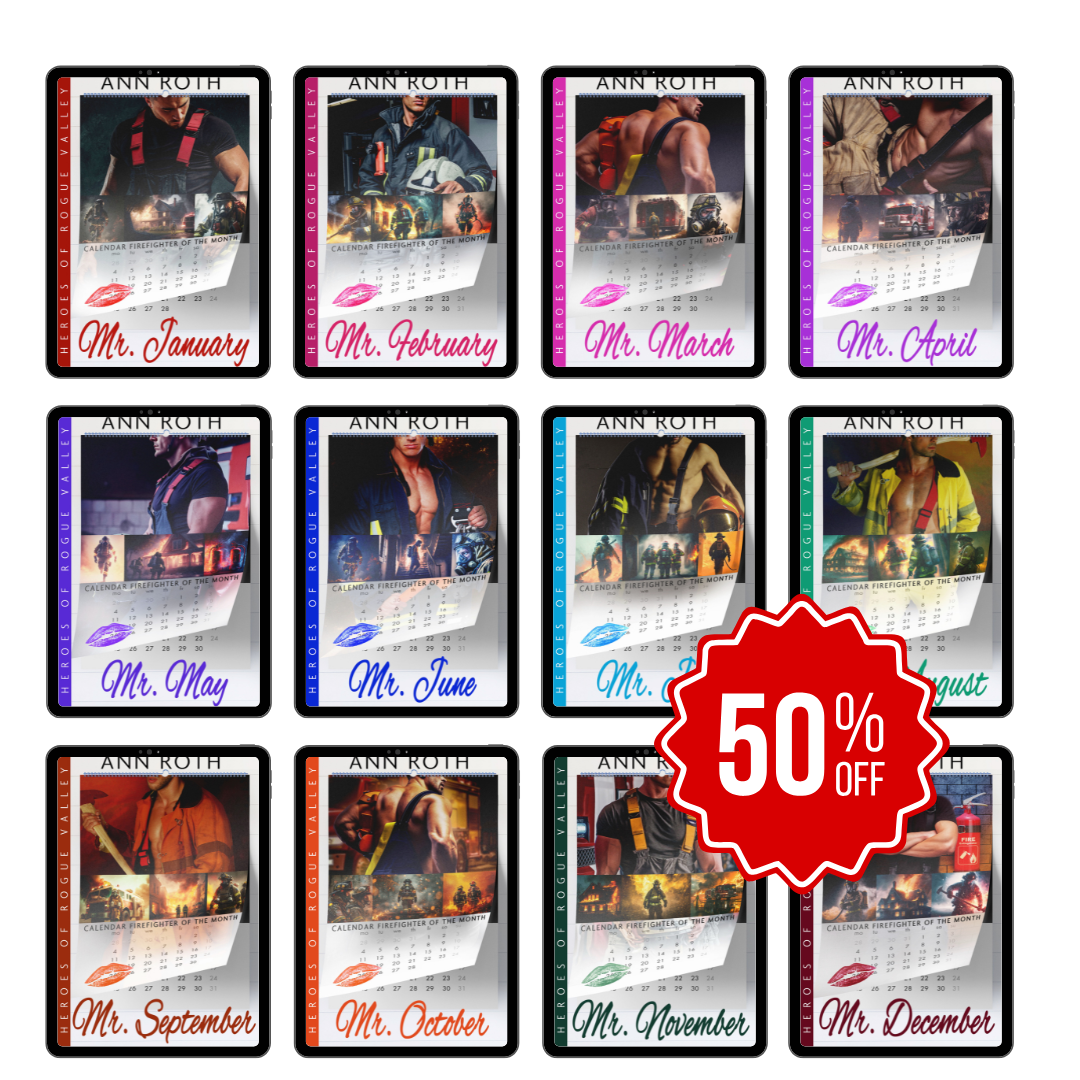 Ann Roth Heroes of Rogue Valley: Calendar Guys Bundle Covers, 50% off