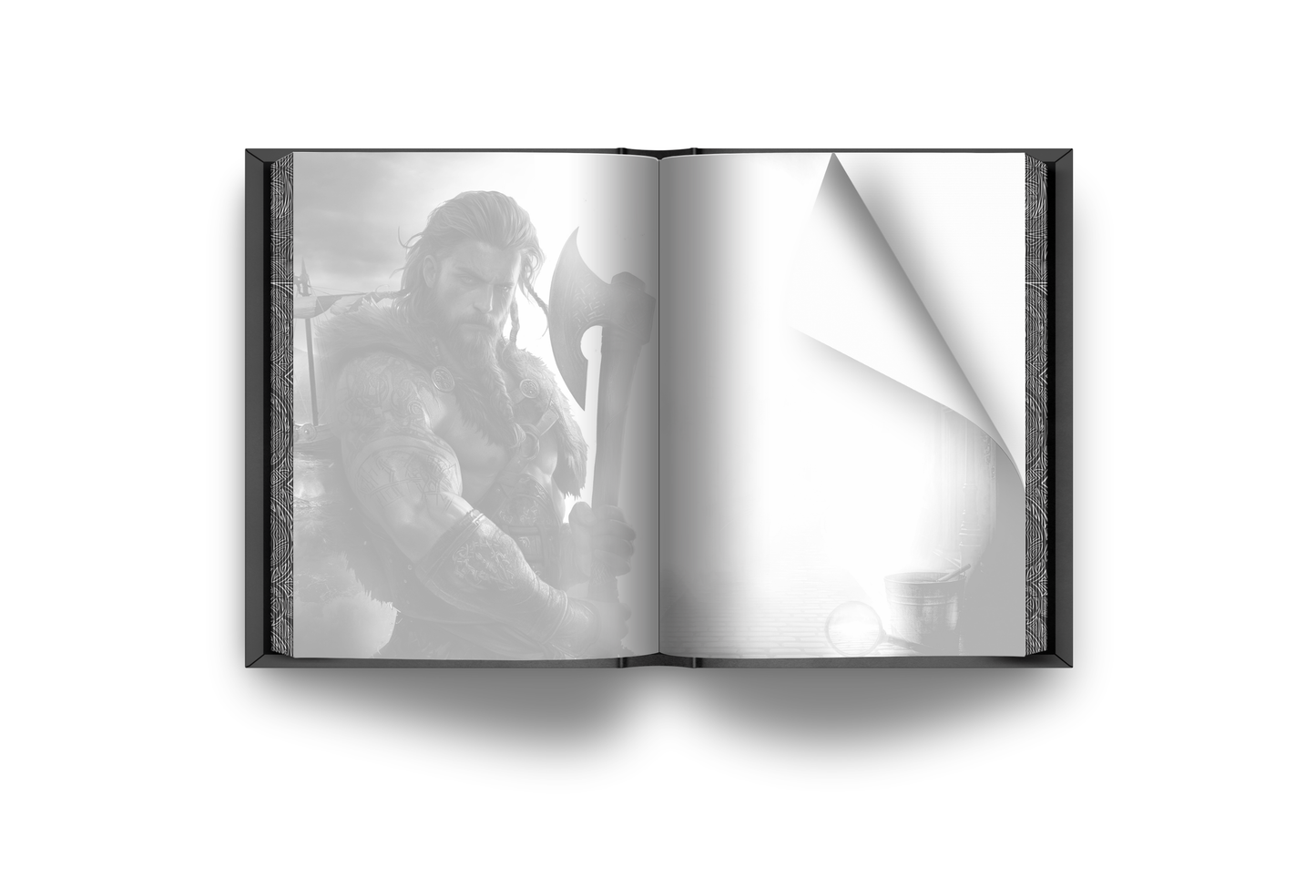 Celeste Barclay's Leif Special Edition interior art pages