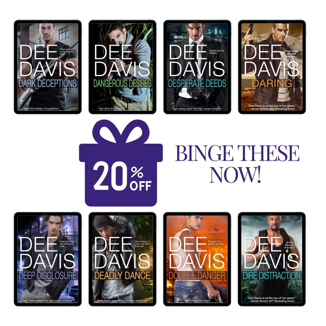 Dee Davis A-Tac eight book bundle, 20% off