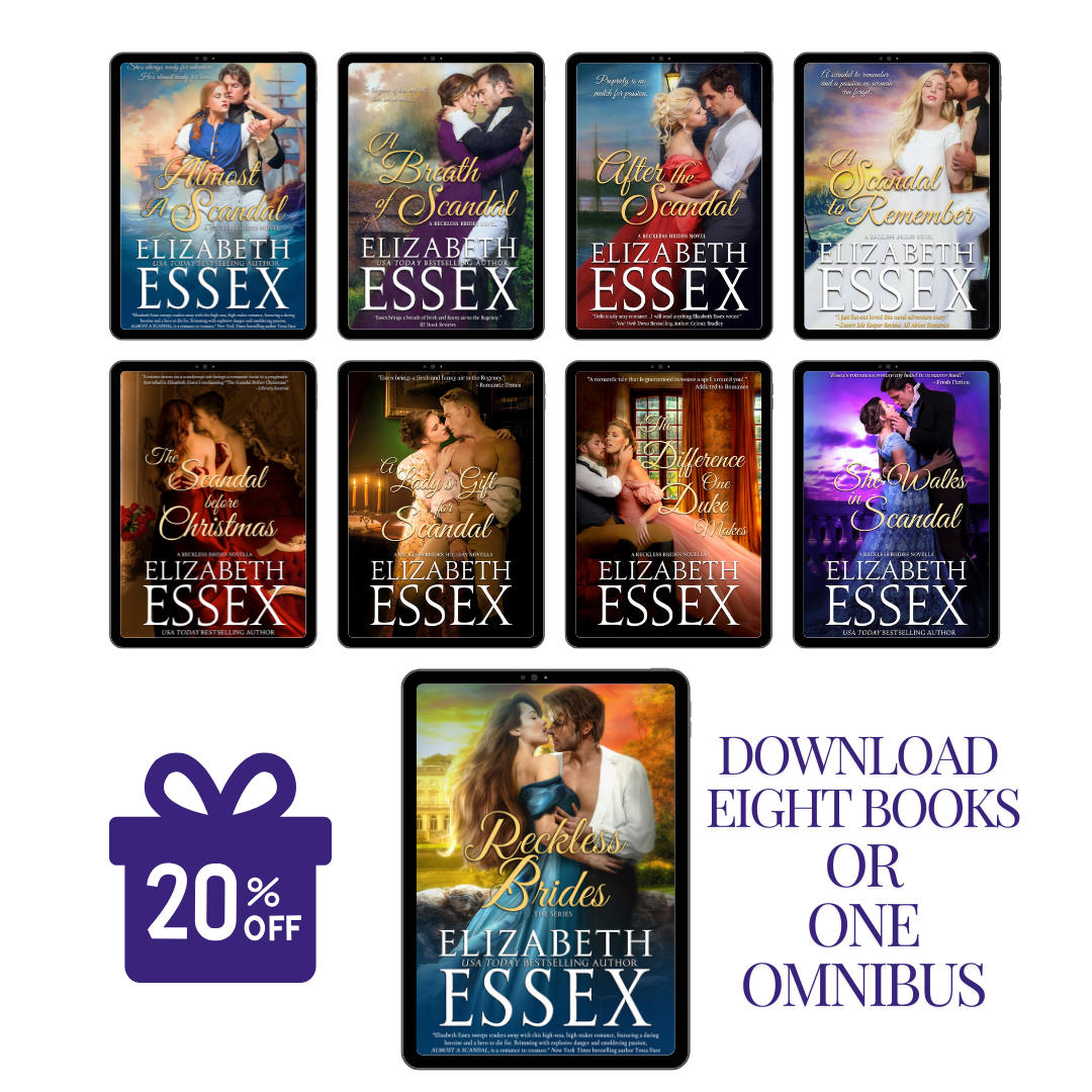 Elizabeth Essex Reckless Brides eight book series bundle omnibus, 20% off