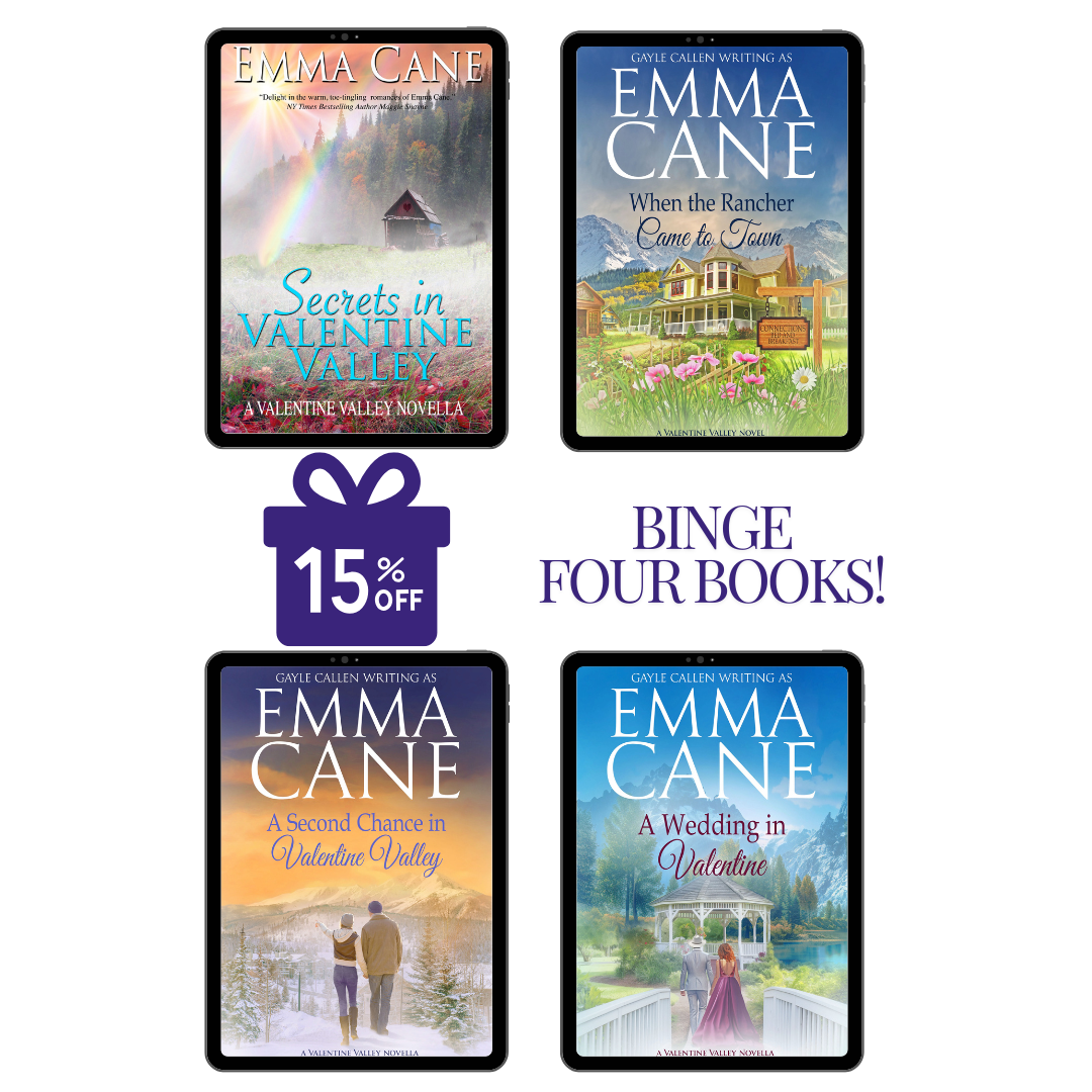 Emma Cane Return to Valentine Valley four book series bundle, 15% off