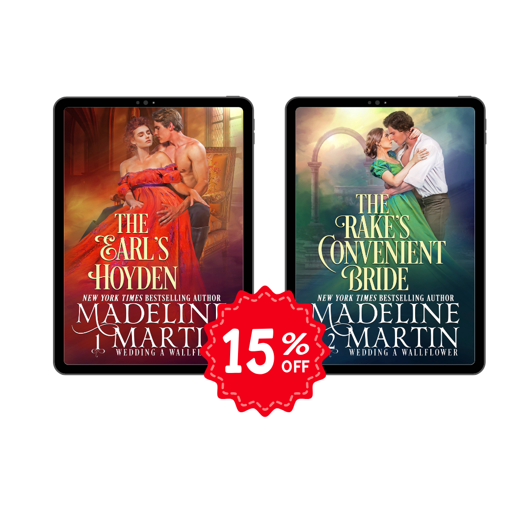 Madeline Martin's Wedding a Wallflower 2 book covers bundle 15% off