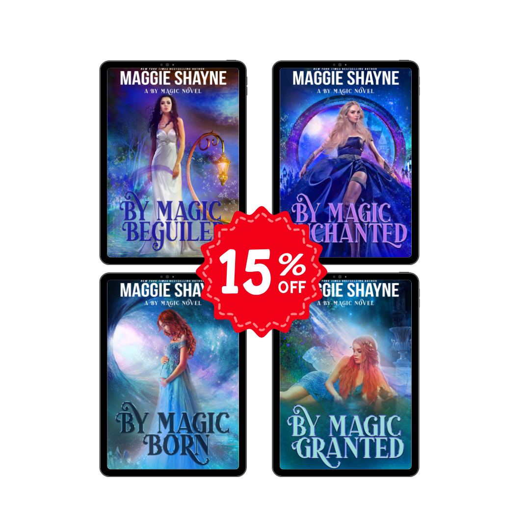 Maggie Shayne By Magic four book cover bundle, 15% off