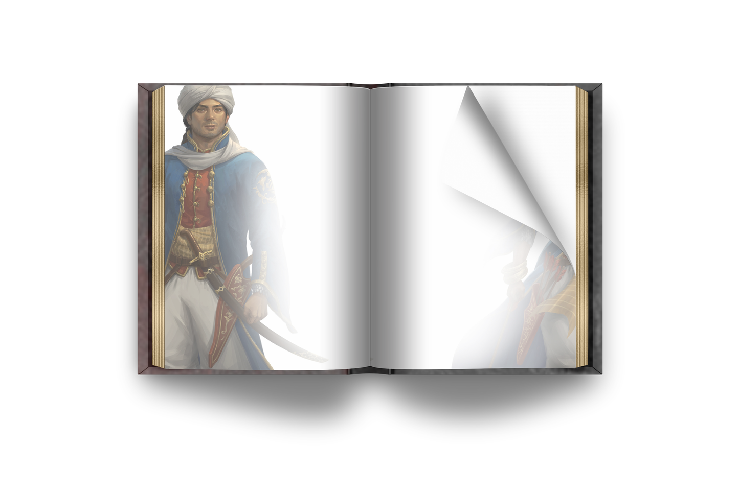 R Laham Mazakar Special Edition interior page color art