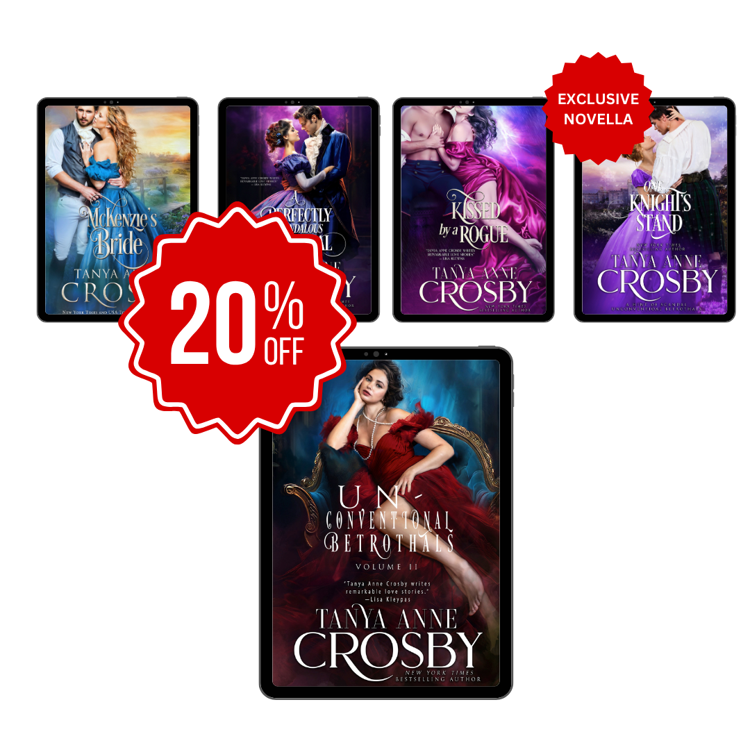 Tanya Anne Crosby Unconventional Brothels Vol 2 Bundle covers, 20% off