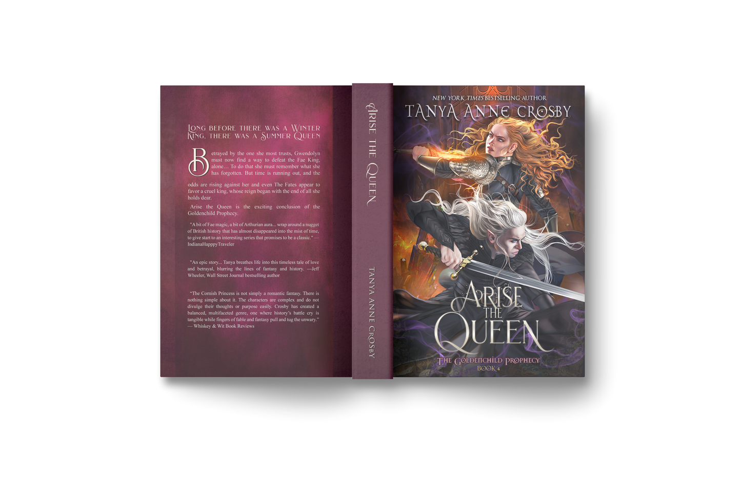 Tanya Anne Crosby Arise the Queen Special Edition front and back cover, spine