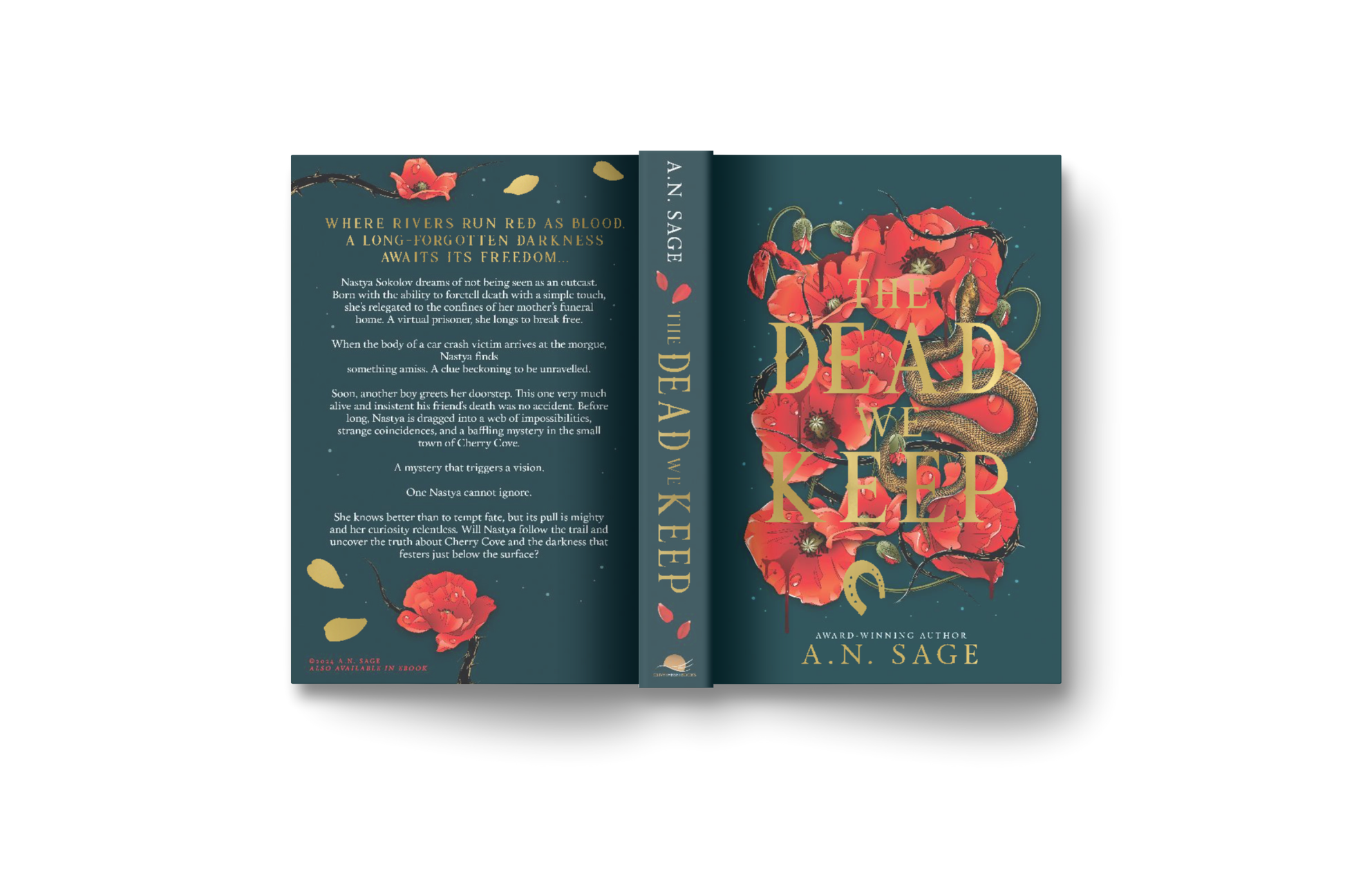A.N. Sage The Dead We Keep Cover Spread, 20% off
