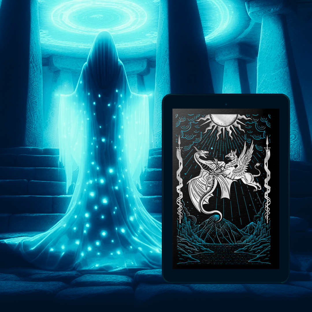 Deep Magic by Jeff Wheeler Lifestyle 5 with etherial woman in glowing gown, mystical circle with light