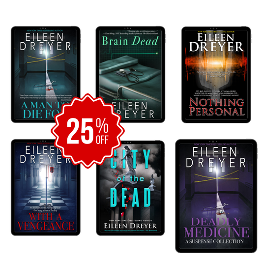 Eileen Dyer Deadly Medicine Bundle six books cover, 25% off