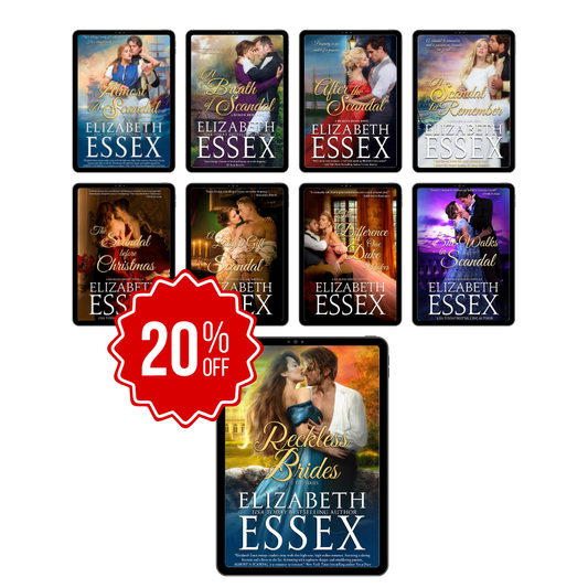 Elizabeth Essex Reckless Brides eight book series bundle omnibus, 20% off