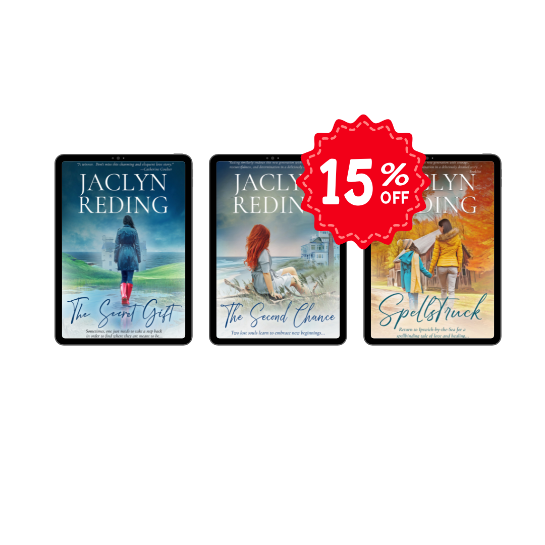 Jaclyn Reding Kith and Kin 3 book bundle front covers 15%