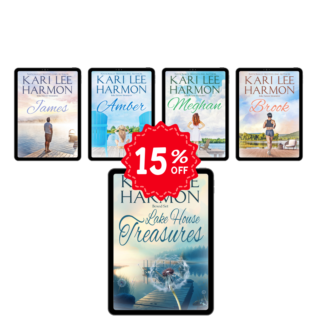 Kari Lee Harmon The Lake House Treasures four book bundle covers, 15%
