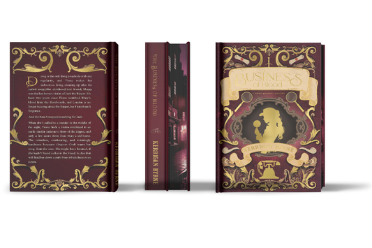Kerrigan Byrne The Business of Blood Special Edition Spread front, back, spine, edges, 25% off