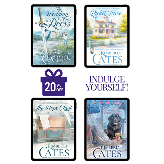 Kimberly Cates Jubilee Point four book bundle covers, 20% off
