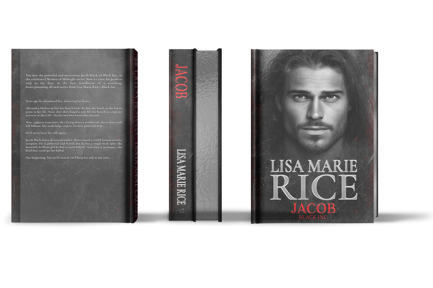 Lisa Marie Rice Jacob Special Edition full spread, front, back covers, spine,  painted edges, 20% off