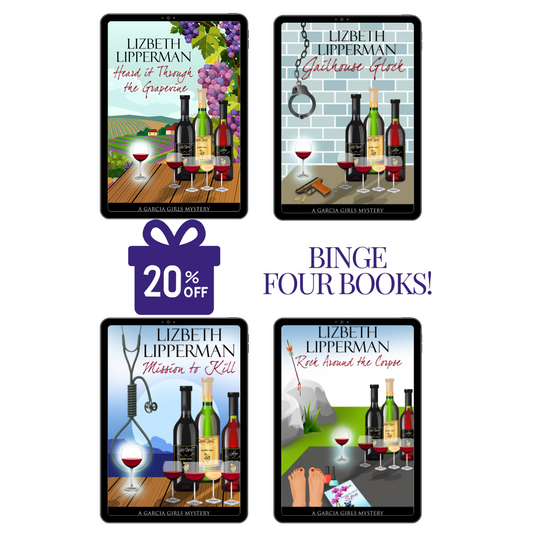 Liz Lipperman Garcia Girls Mysteries four book bundle covers, 20%