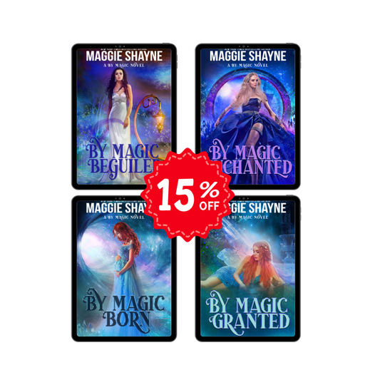Maggie Shayne By Magic four book cover bundle, 15% off