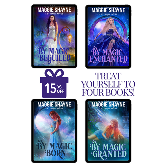Maggie Shayne By Magic four book cover bundle, 15% off