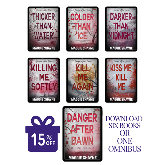 Maggie Shayne Eve of Destruction six book bundle omnibus covers, 15% off