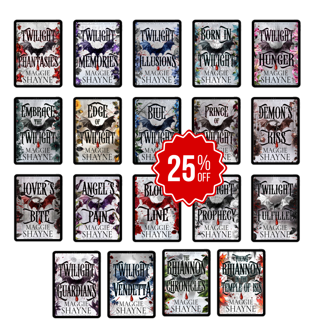 Maggie Shayne Wings in the Night Bundle front covers 25% off
