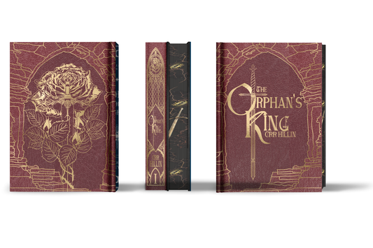 The Orphan King Back Cover, Spine, Edges, Front Cover